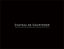 Tablet Screenshot of chateaudecourtomer.com